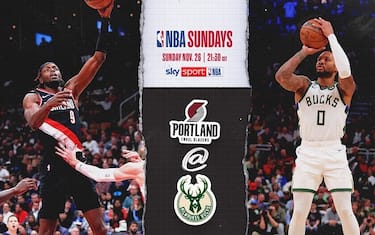 NBA Sundays: Bucks-Blazers live alle 21.30 su Sky