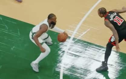 Boston: i canestri dei Celtics in slow motion