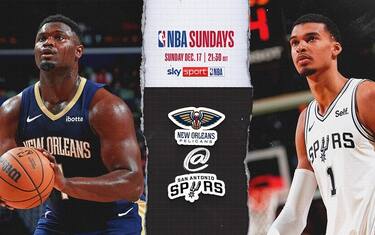 NBA Sundays: Spurs-Pelicans alle 21:30 su Sky