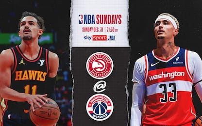 NBA Sundays: Wizards-Hawks alle 21 su Sky Sport