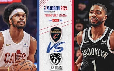 NBA Paris Game: Cavs-Nets alle 20 su Sky Sport