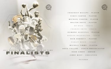 Hall of Fame: i 14 finalisti della classe 2024
