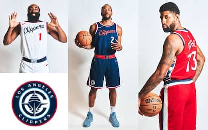 I Clippers si rifanno il look: nuove maglie e logo