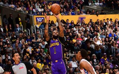 D'Angelo Russell entra nella storia dei Lakers