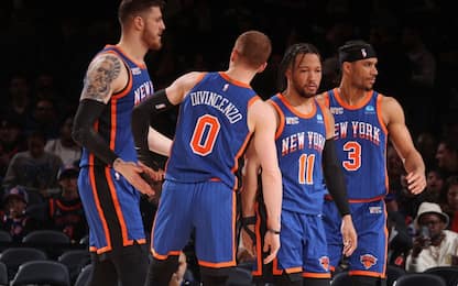DiVincenzo ne fa 31: derby di New York ai Knicks