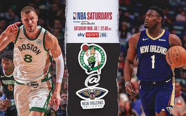 NBA Saturdays: New Orleans-Boston alle 22 su Sky
