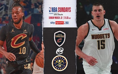 NBA Sundays: Denver-Cleveland su Sky alle 21.30