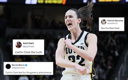 Mezza NBA pazza per Caitlin Clark: reazioni social