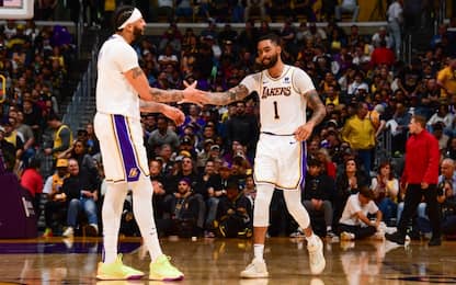 LeBron e i Lakers non sbagliano: battuta Cleveland