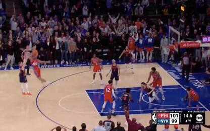 Knicks-Sixers: incredibile finale di gara 2. VIDEO