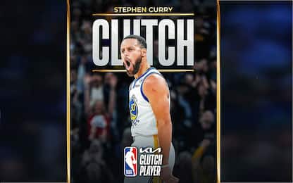 Steph Curry premiato come clutch player dell'anno