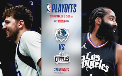 Dallas-LA Clippers gara-4 alle 21.30 su Sky Sport