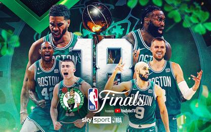 Boston Celtics sono campioni NBA: è il 18° titolo