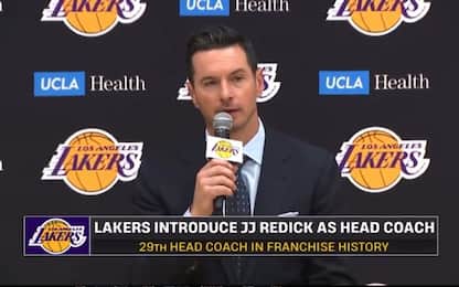 Le prime parole di JJ Redick da coach dei Lakers