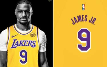 Bronny ha scelto: ai Lakers indosserà il numero 9