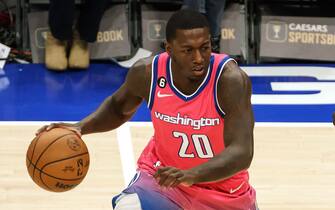 WASHINGTON, DC - APRIL 04: Washington Wizards guard Kendrick Nunn (20) on the attack during a NBA game between the Washington Wizards and the Milwaukee Bucks, on April 04, 2023, at Capital One Arena, in Washington, DC.
 (Photo by Tony Quinn/SipaUSA)
