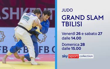Judo, le finali del Grand Slam di Tbilisi su Sky