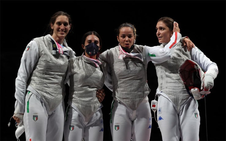 Olimpiadi, Italia bronzo nel fioretto a squadre femminile a Tokyo 2020