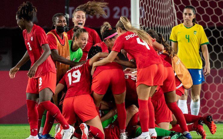 Olimpiadi, calcio femminile: Brasile eliminato dal Canada ...