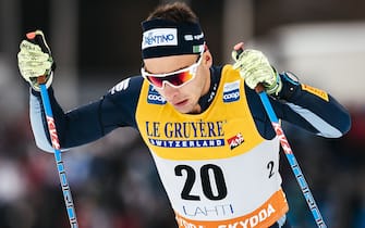 Paolo Ventura during the mens 15.0 km cross-country interval of the FIS Nordic Ski World Championships in Lahti, Finland, on February 29, 2020.  (Photo by Antti Yrjonen/NurPhoto via Getty Images)