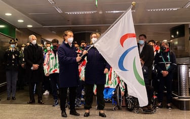 La bandiera paralimpica è arrivata in Italia