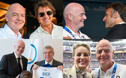 Da Macron a Tom Cruise: le Olimpiadi di Infantino