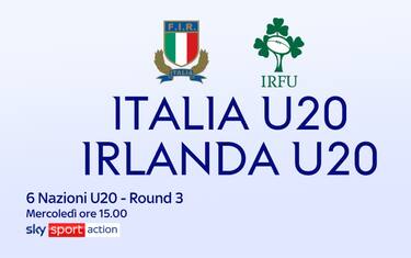 Sei Nazioni U20, Italia in campo contro l'Irlanda