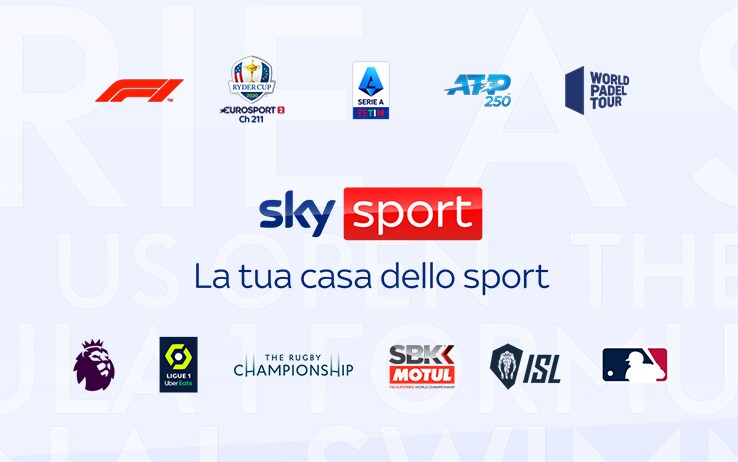 Sky Sport, la tua casa dello sport: un weekend con calcio, tennis, padel, rugby, motori, nuoto, baseball e golf Casa dello Sport
