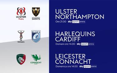 Rugby Champions Cup, le partite su Sky