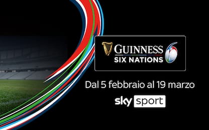 Tutte le partite del 6 Nazioni LIVE su Sky Sport!