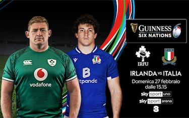 6 Nazioni, Irlanda-Italia oggi alle 16 su Sky