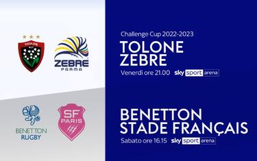 Rugby europeo su Sky, in campo Zebre e Benetton