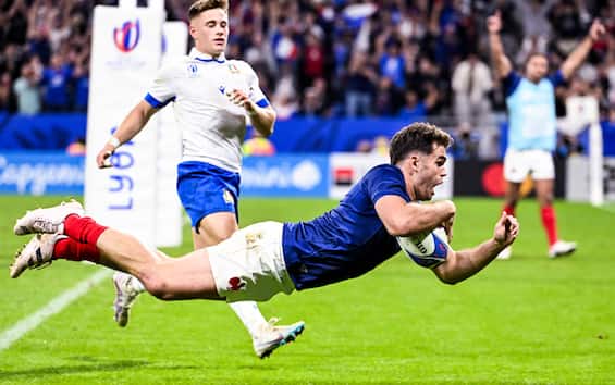 Italy France Rugby World Cup, score and highlights