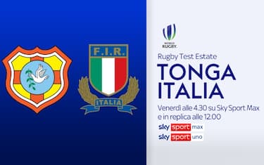 Summer Series, Tonga-Italia live su Sky