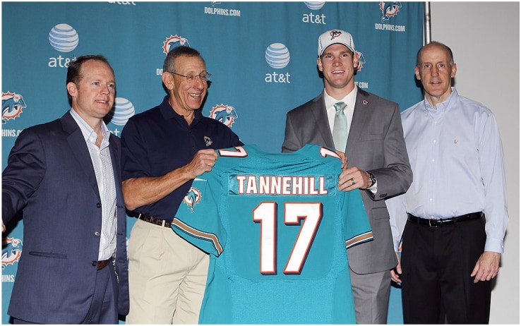 La presentazione di Ryan Tannehill nel 2012 La presentazione di Ryan Tannehill nel 2012
