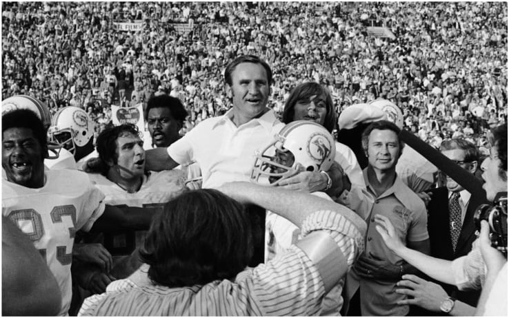 Don Shula e i Miami Dolphins del 1972 Don Shula e i Miami Dolphins del 1972