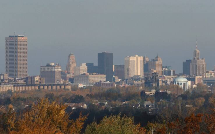 La skyline di Buffalo 