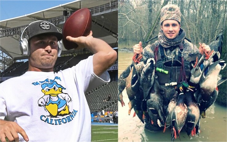 Devlin "Duck" Hodges, i campo e... fuori (twitter) Devlin "Duck" Hodges, i campo e... fuori (twitter)