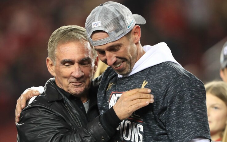 Mike e Kyle Shanahan Mike e Kyle Shanahan