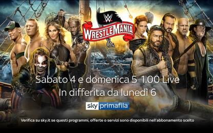 WrestleMania 36 sabato 4 e domenica 5 su Sky