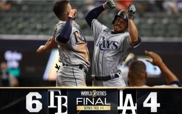 Mlb, un colpo a testa per Dodgers e Rays