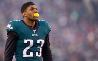 PHILADELPHIA, PA - DECEMBER 22: Rodney McLeod #23 of the Philadelphia Eagles looks on against the Dallas Cowboys at Lincoln Financial Field on December 22, 2019 in Philadelphia, Pennsylvania. (Photo by Mitchell Leff/Getty Images)