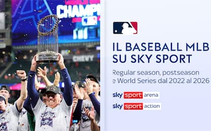 MLB su Sky per altri 5 anni: accordo fino al 2026