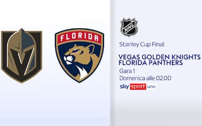 NHL, Vegas e Florida si giocano la Stanley Cup