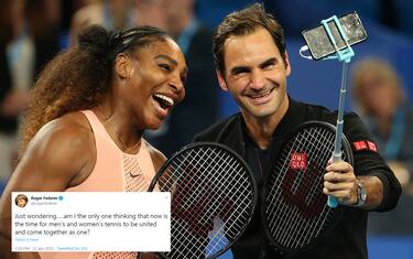 Idea Federer: "Non possiamo unire ATP e WTA?"