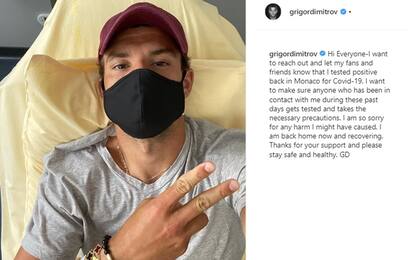 Dimitrov positivo: era in Croazia con Djokovic