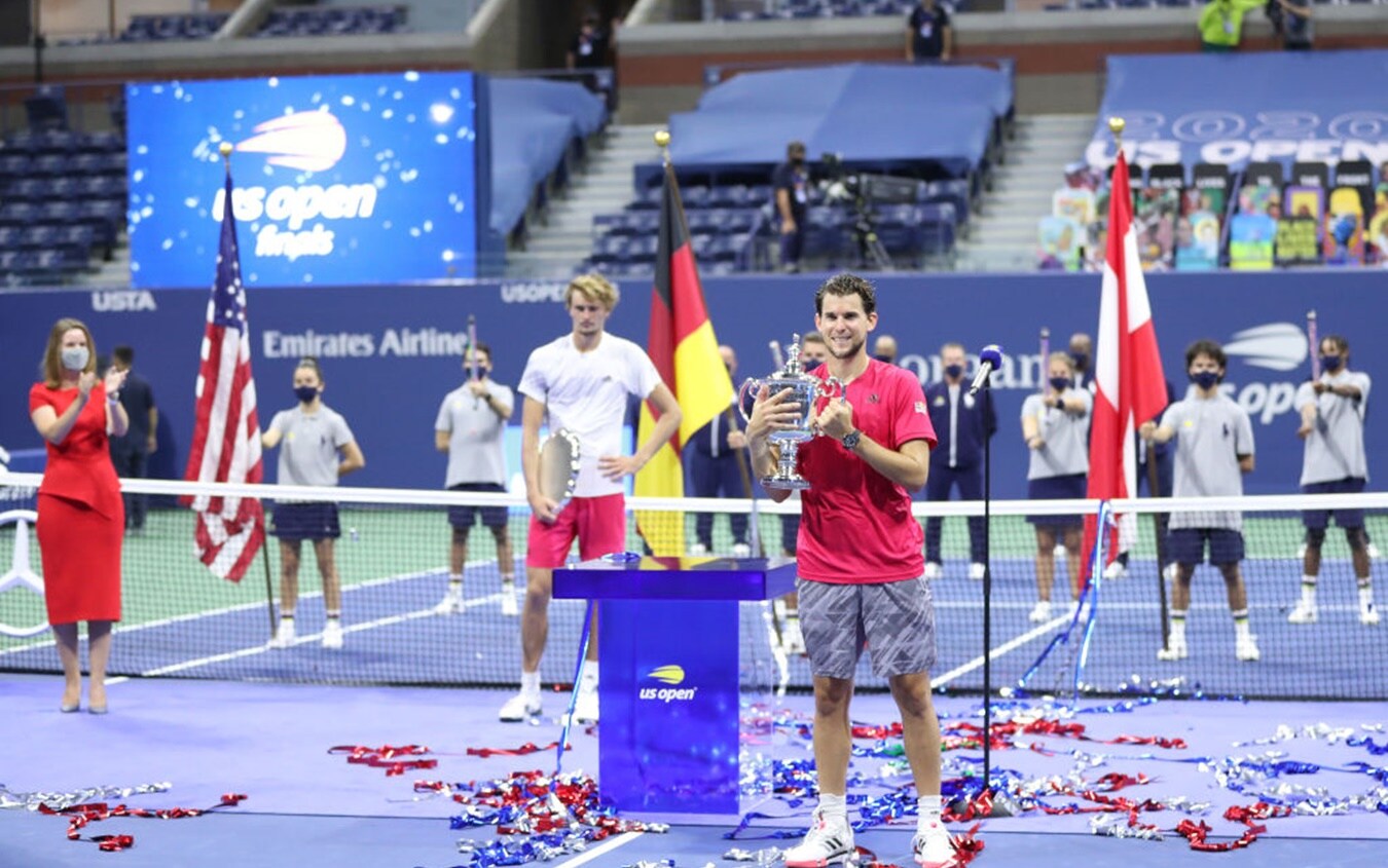 Thiem "succede" a Rafa Nadal, vincitore nel 2019 Dominic Thiem