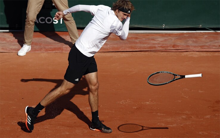 Il nervosismo di Zverev nel match con Sinner Zverev