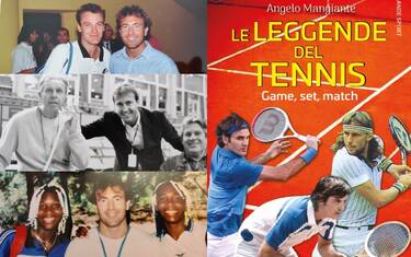 "Le leggende del tennis", il libro di Mangiante 