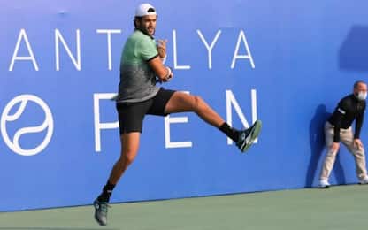 Antalya Open: Berrettini ai quarti, stop Fognini